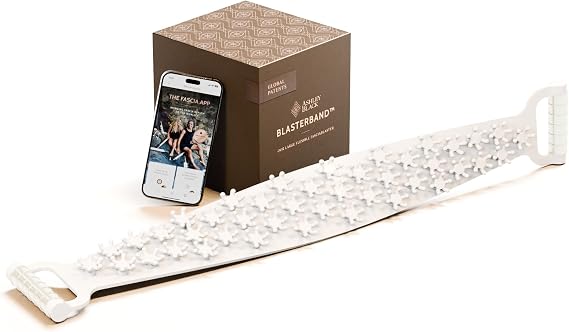 BlasterBand - The First Flexible Fasciablaster by Ashley Black - Blast Back of Legs and Back with Ease, Exercise Band for Workout, Anti-Cellulite Massage Tool