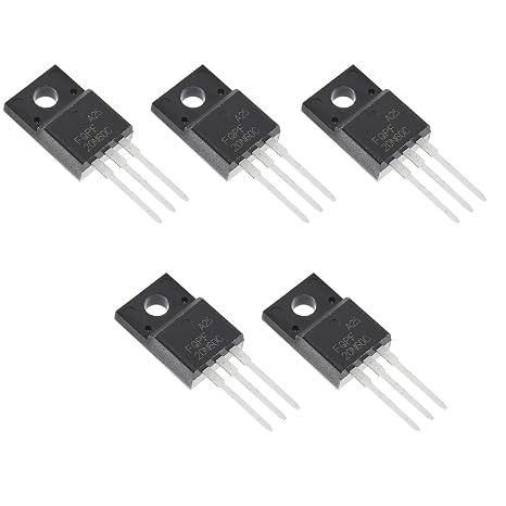 5pcs FQPF20N60C N-Channel LCD MOSFET Transistor,20A 600V,TO-220.