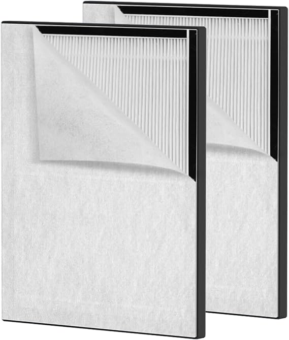 Replacement filter for Air Purifier,Compatible with MOOKA KJ102 Air Purifier,H13 True HEPA,2Pack.