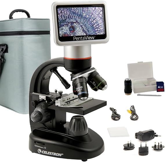 Celestron 44348 Penta View LCD Digital Microscope Gray/Black