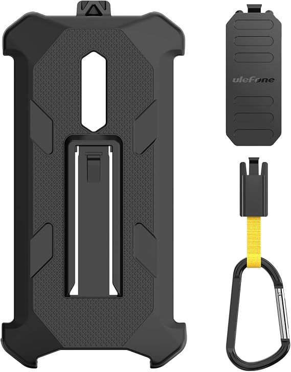 Ulefone RugKing 2 Pro Multifunctional Protective Case Original TPU Black Case RugKing 2 Pro with Back Clip Carabiner