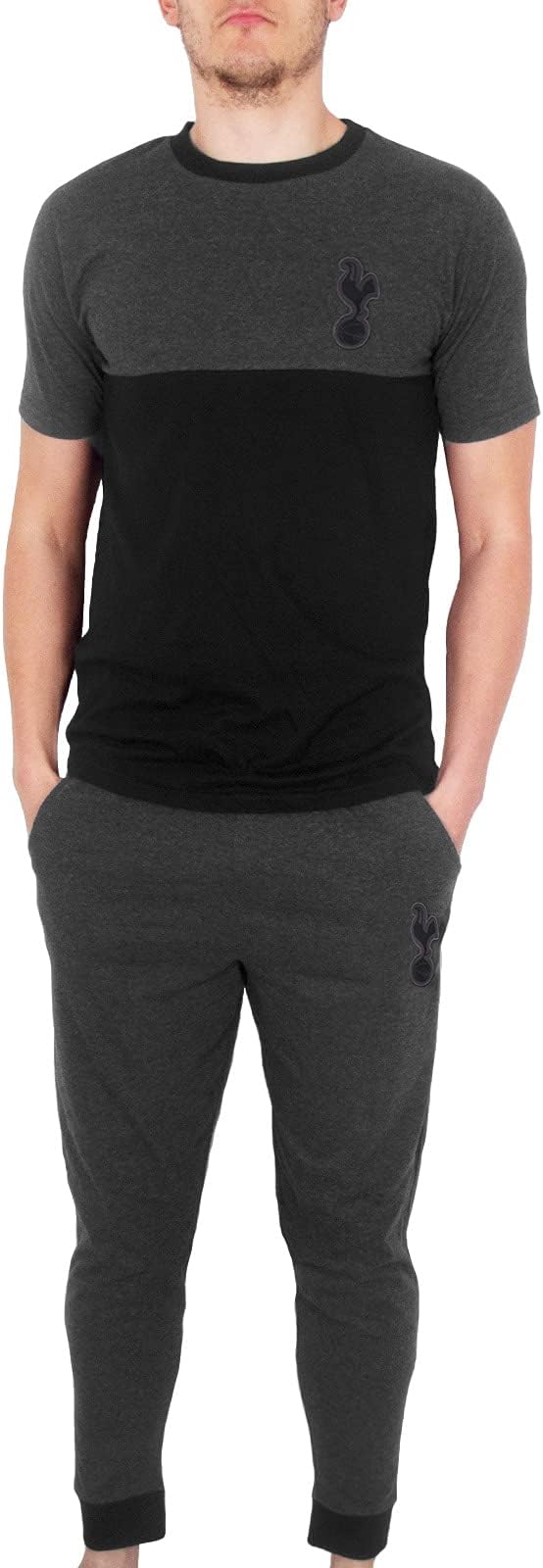 Tottenham Hotspur FC Official Soccer Gift Mens Premium Long Pajamas Set