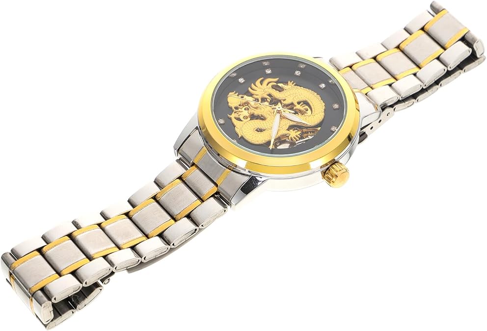 Yardwe Mechanical Watch Men Automatic Stainless Steel Strap Business Wristwatch Luminous for Daily Outdoor Use Elegant Design