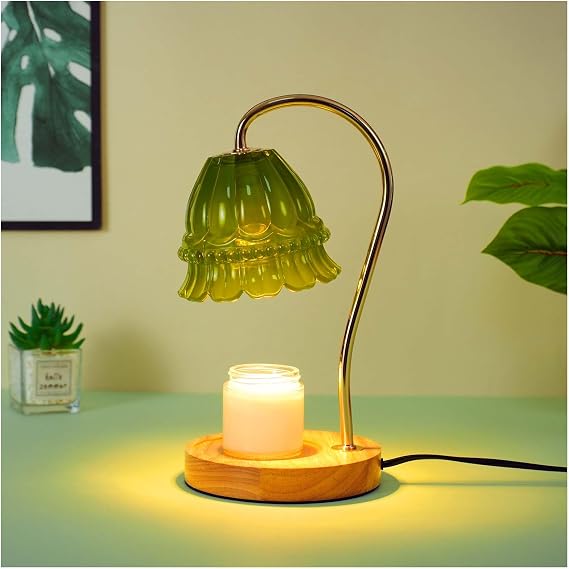 Candle Warmer Lamp with Timer Dimmer, Wax Warmer Lamp for Jar Candles with 2 Bulbs, for Women Mom, Best Valentine's Day and House Warming Gift New Home Decor