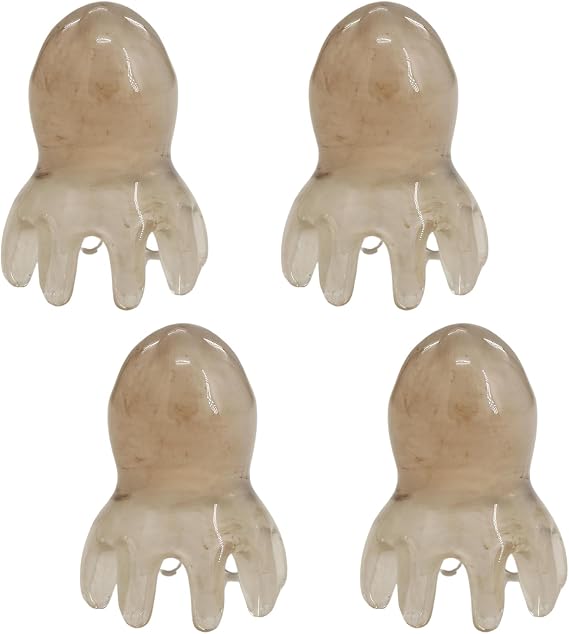 4PCS Scalp Massage Tool, Handheld Octopus Head Massager Scalp, 8 Foot Acupuncture Points for Head and Body Relaxation, Hair Growth