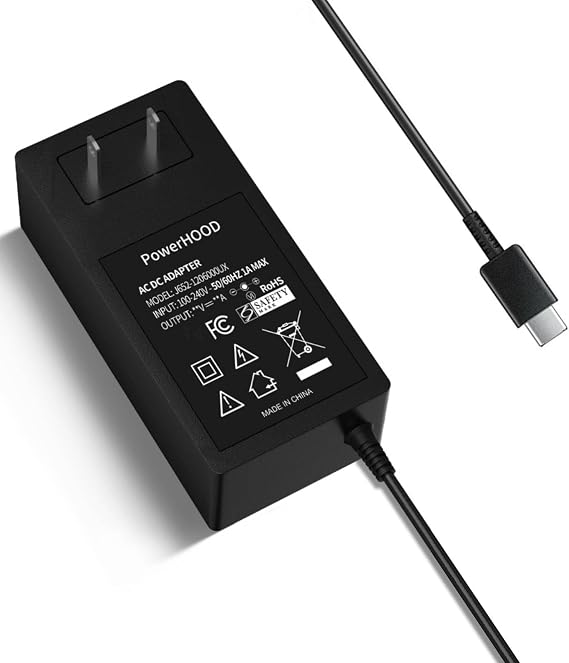 12V USB-C Adapter for UOWAMOU BTC501 BTC512 BTC511 BTC518 BTC516 BTC519 PC