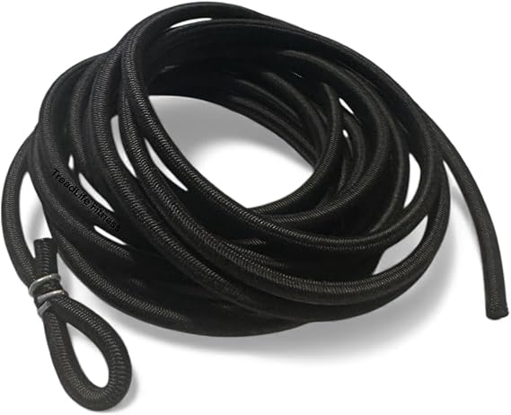 SkiErg1 Shock Cord (Black) - Compatible with Concept2 SkiErg1 (2009-2014)