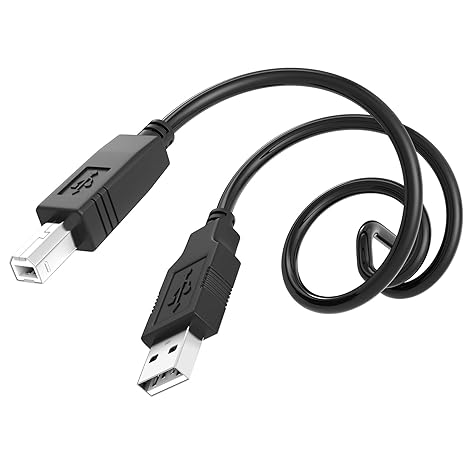 6ft USB Cable Computer PC Laptop Data Sync Cord for Reloop Beatpad 2 Professional 2-Channel Virtual DJ Audio & Video Mixing DJ Software DJ Midi Controller