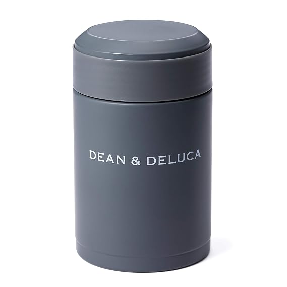 DEAN & DELUCA Soup Pot, Charcoal Gray, 10.1 fl oz (300 ml), Hot and Cold Retention, Cold Retention, Soup Jar, Lunch Jar