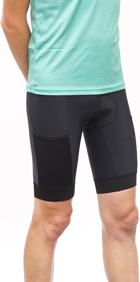 The Black Bibs | Ultimate Adventure Shorts for Men | Black | M