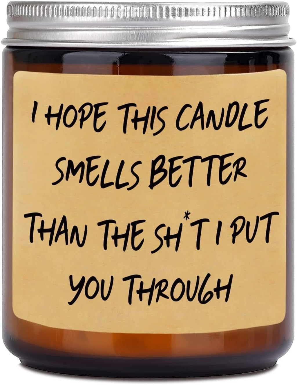 GiltGlimmer Im Sorry, I Love You Gifts for Her, Him - Lavender Scented Candle Present for Mom, Wife, Girlfriend - Apology Gifts for Women, Men, Dad, Husband, Boyfriend
