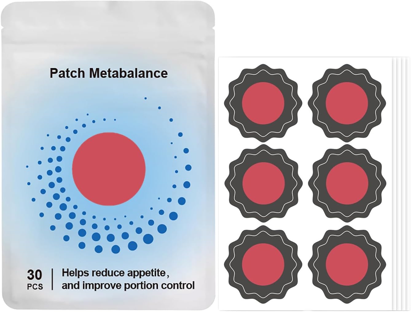 Weight Loss Patches Pack of 30 Metabalance Patchs Slimming Fast Fat Burner 2026 Slimming Patches Discreet Skin-Friendly for Metabolic Balance Gentle Soothing for All Body Types