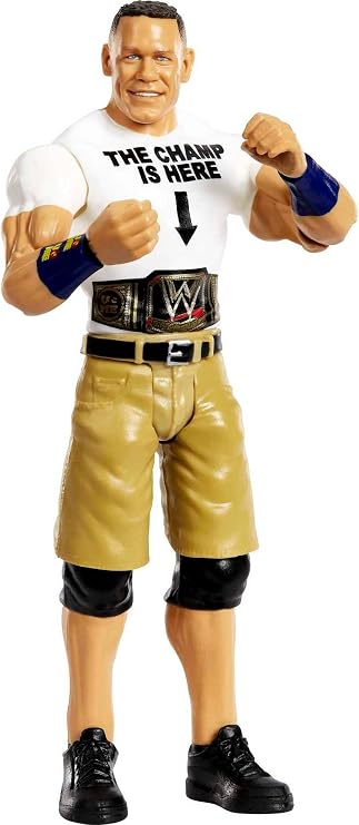 Mattel WWE John Cena Basic Action Figure, Posable 6-inch Collectible for Ages 6 Years Old & Up