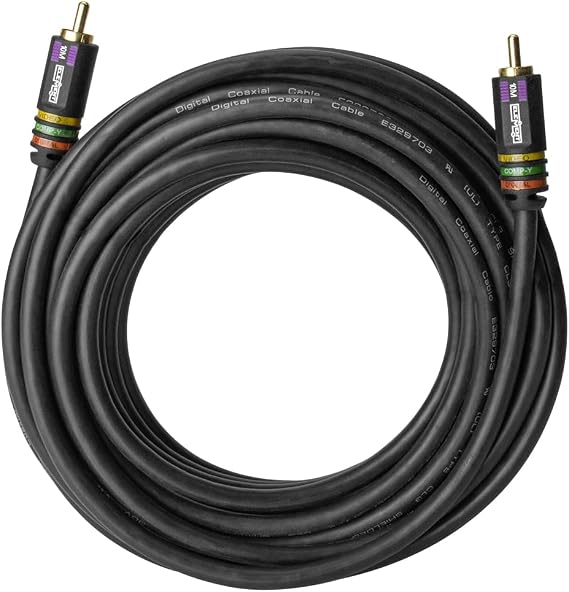 Universal Single RCA-Style Cable, 10 Meters