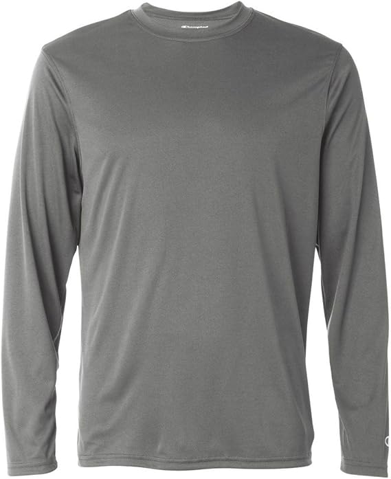 Champion Men's Long-Sleeve Double-Dry Performance T-Shirt