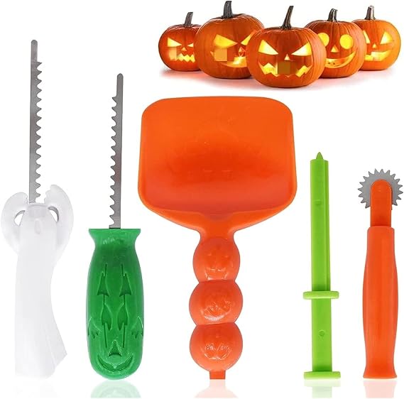 Pumpkin Carving Tool Set, Halloween Pumpkin Carving Kit for Kids, Halloween Pumpkin Carving Tool Set