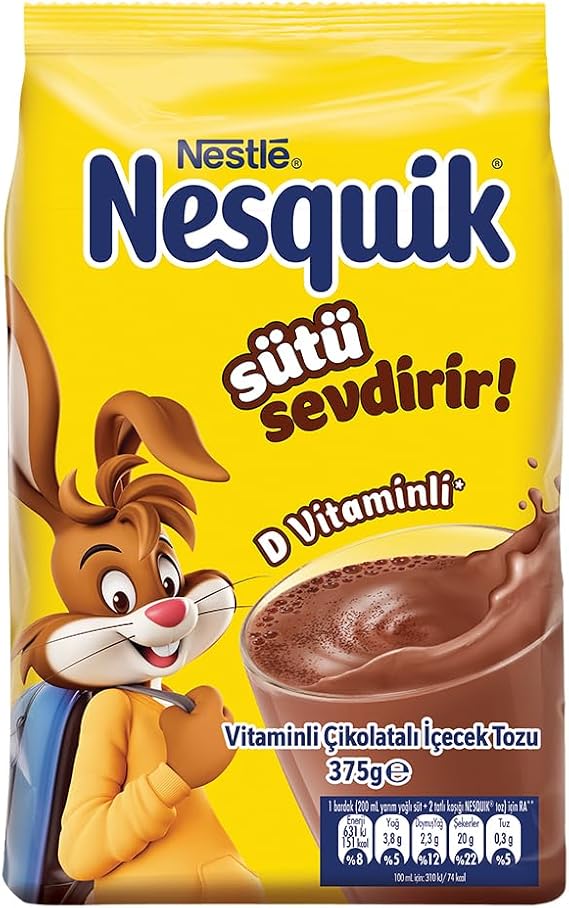 Nesquik Chocolate Powder Beverage 375 Gr