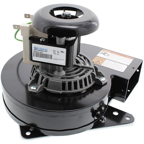 ClimaTek Upgraded Furnace Draft Inducer Exhaust Vent Venter Motor Replaces Goodman Janitrol Amana B1859005S B18590-05, A157, 68005, 10703, FB-RFB185