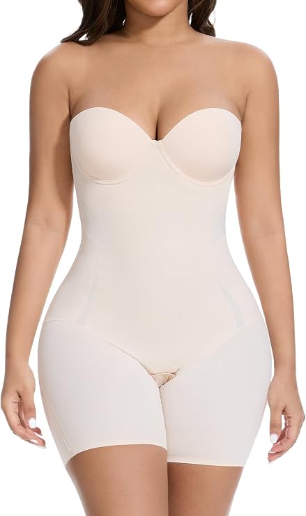 Slimers Strapless Shapewear Tummy Control: Strapless Body Shaper For Women