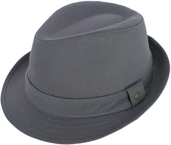 Men's Cotton Denim Fedora Hat