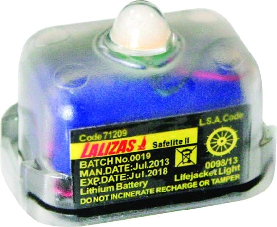 LALIZAS Lifej.LED Flash.Light Safelite WTR-activ, Solas/MED/USCG-MER/TC