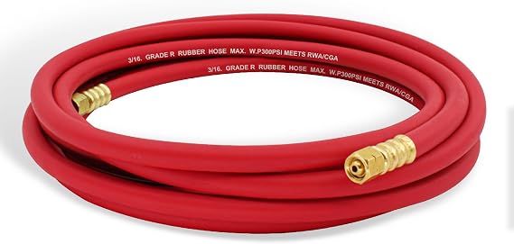 RX WELD RX WELD Air Acetylene Torch Hose, 15 Feet A Size