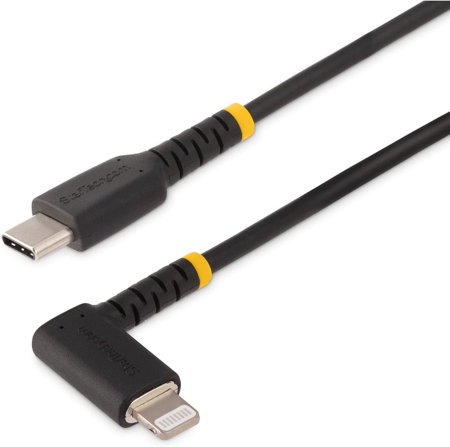 Lightning Cable  USB-C to 1mRight Angled Right Angled Heavy Duty Aramid  MFi Certified