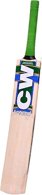 CW Legend Popular Willow Cricket Bat Full Size Hard Tennis Play Adult Size Light Weight Cane Handle Chevron Grip Bat