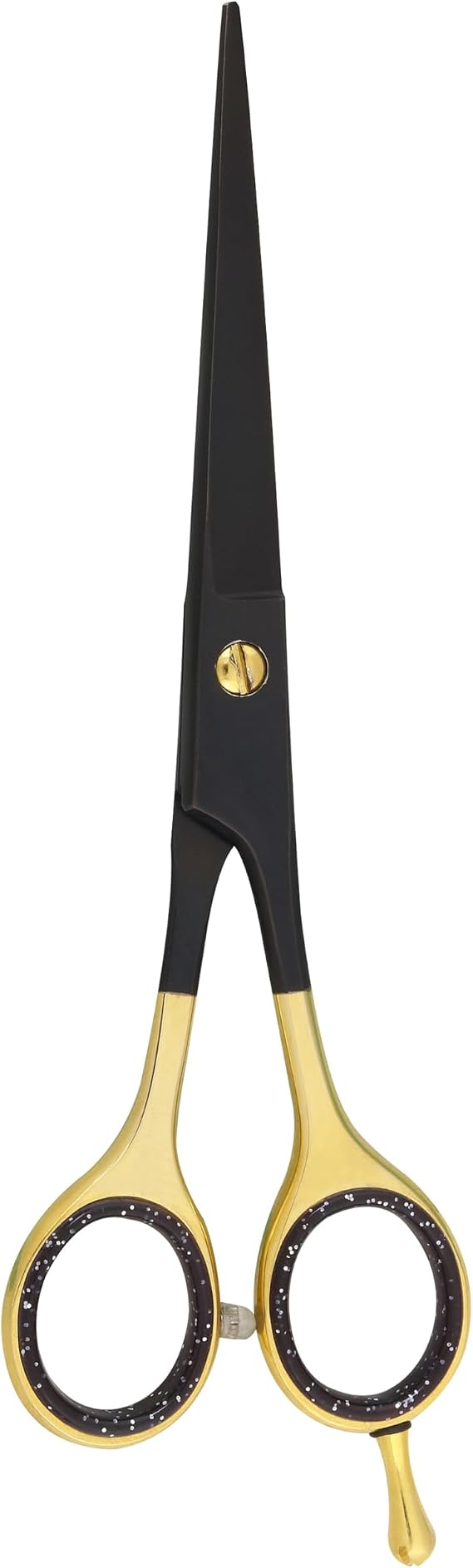 Hair/Hairdressing/Barber Salon/Stainless Steel Scissors for Men Women and Children (Gold & Black)