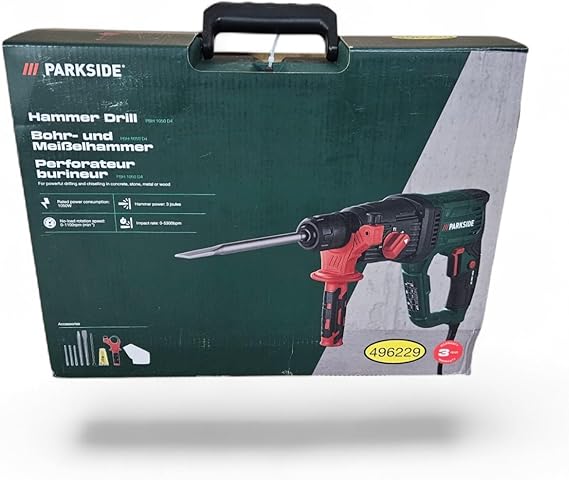 Parkside PBH 1050 B2 Chisel Punch with Storage Case