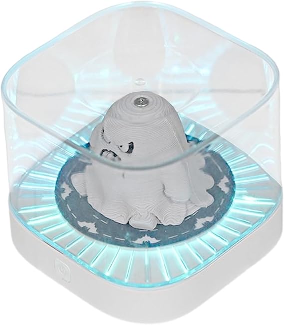 Time Piece Calendar 2026 3D Memo Pad Tear-Away Ghost Planning Calendar with | Desktop Decoration, Schedule Planning Accessory for Marked Holidays Reminders Events