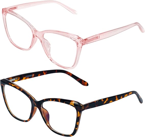Blue Light Blocking Glasses Women, Cat Eye Blue Light Glasses for Computer Gaming UV Protection & Anti Eyestrain Gift
