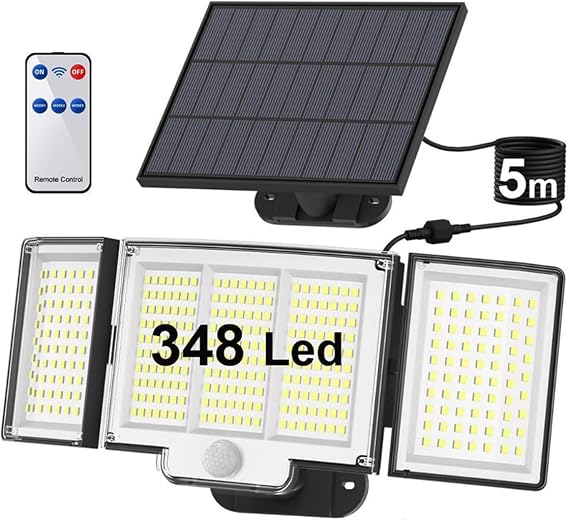 Greentech 348 Ledli, Güneş Enerjili, Hareket Sensörlü, 3 Taraflı Aydınlatma/GT-SL30 [Enerji Sınıfı A+++]