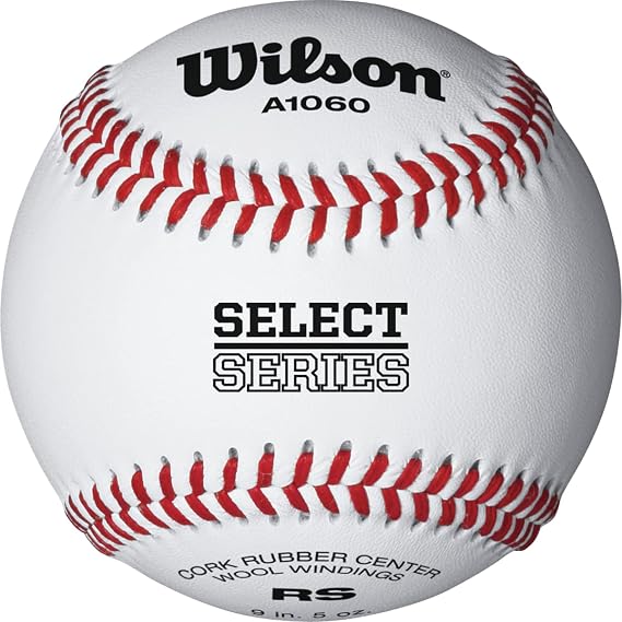 WILSON Sporting Goods Practice and Soft Compression Baseballs, A1060, RS (One Dozen), White