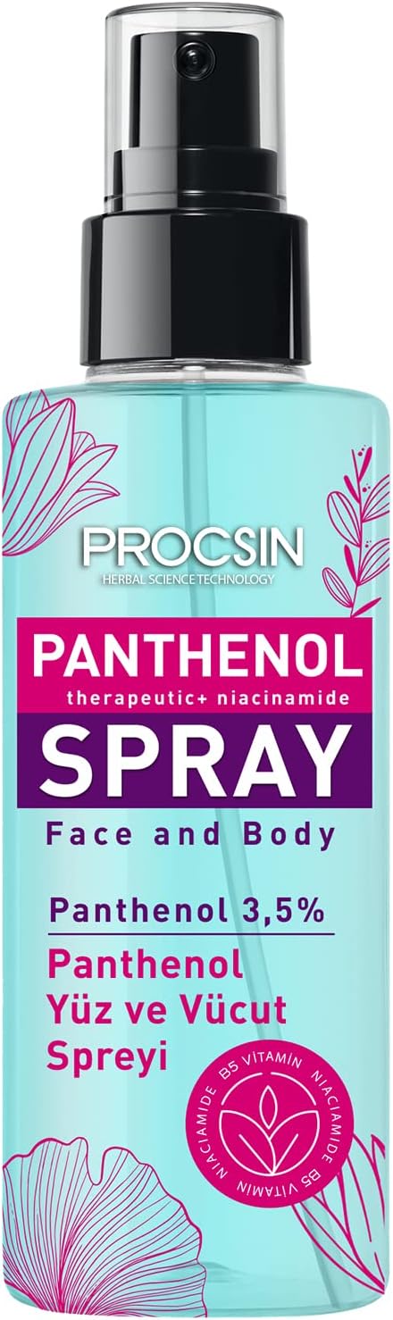PROCSIN Panthenol Moisturizing and Refreshing Facial Body Spray 100 ML