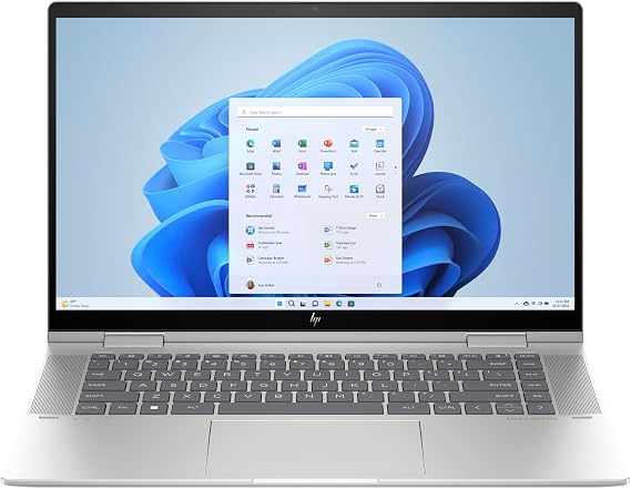 HP Envy 15.6 FHD IPS 2-in-1 Touch Laptop PC 10-Core Intel EVO i7-1355U Iris Xe Graphics 16GB LPDDR5 512GB NVMe SSD 2xThunderbolt4 WiFi 6E BT HDMI Webcam Backlit KB Windows 10 Home w/RE USB