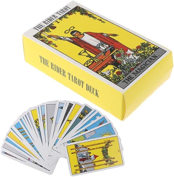 Classics Waite Tarot Card Divination Personal Use Rider Tarot Deck Full English Russian Version Oracles Deck for Girl Board Game Forecast(English Version)