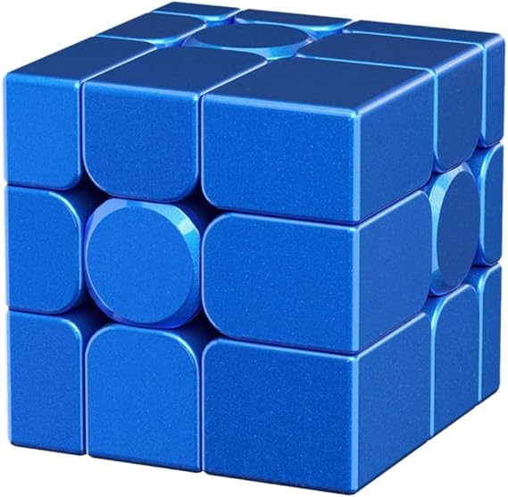 Bukefuno MoYu Mirror V2 3x3 Magnetic UV Coated Stickerless Speed Cube Blue