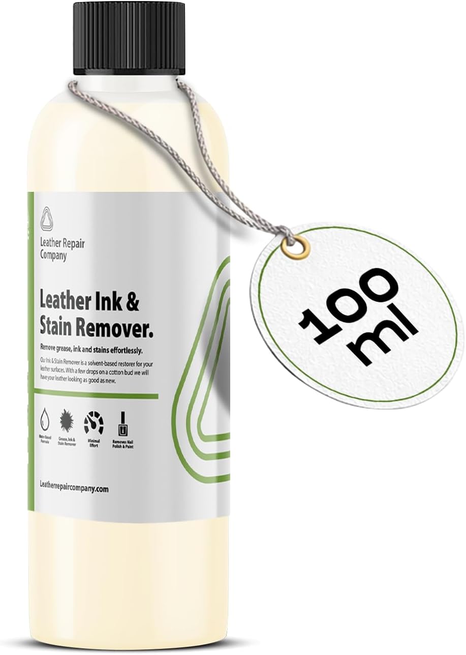 Leather Ink, Biro and Dye Stain Remover, Helps Reduce Ink Marks and Dye Transfer, 100 ml
