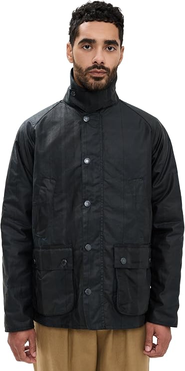Barbour Men's Bedale Modern Check Wax Jacket