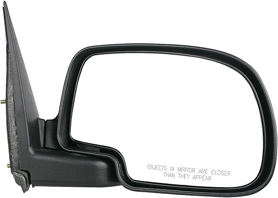 Dorman 955-069 Passenger Side Manual Remote Door Mirror - Folding Compatible with Select Chevrolet / GMC Models, Black