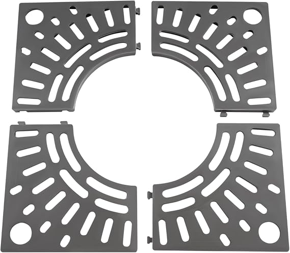 Square Tree Grate, Composite Resin Tree Root Protection Grille, 15.74 Inches Opening Diameter Grate for Streets, Parks, Squares, Residential Communities, Commercial Blocks, Scenic Spots