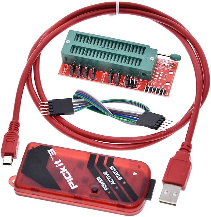 PICKIT3 Programmer + PIC ICD2 PICKit 2/3 Programming Adapter Universal Programmer Seat FZ0508