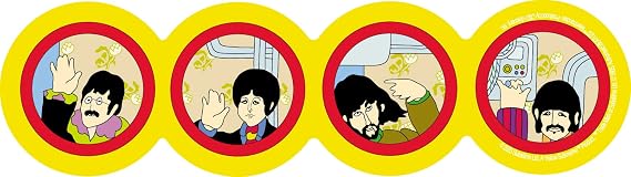 The Beatles Yellow Submarine Windows Sticker