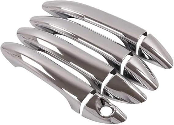 Car exterior door handle cover accessories Chrome Car Door Handle Cover Trim Styling Overlays For Hyundai I10 For Grand I10 X 2014 2015 2016 2017 2018 2019 2020