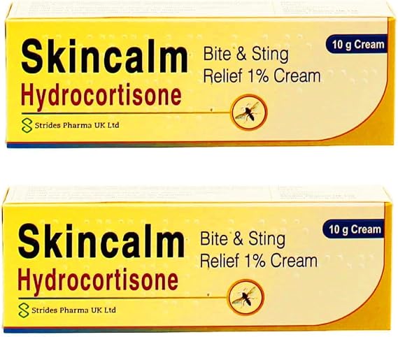 2X 10g Skincalm Bite and Sting Relief 1% Cream – Bundled by GetInStyle Shop
