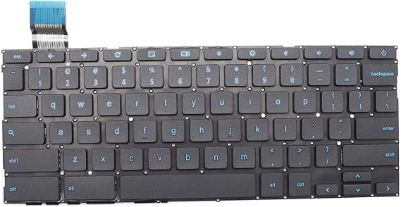 New Replacement Compatible with ASUS Chromebook C201 C201P C201PA C202 C202S C202SA C202SA-YS01 Keyboard US