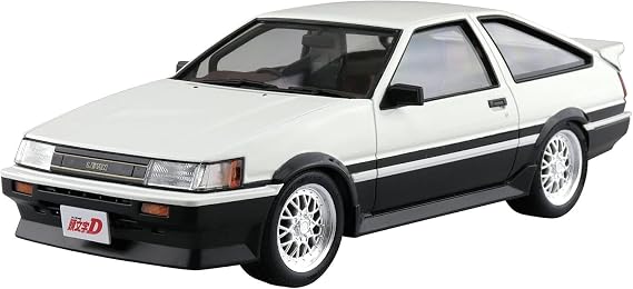 Aoshima Initial D: Toyota Akiyama Wataru AE86 Levin 1:24 Model Kit
