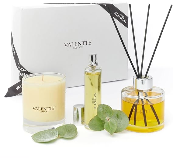 Valentte Gift Box, White Neroli & Lemon, Diffuser, Candle & Room Mist [Energy Class A+++]