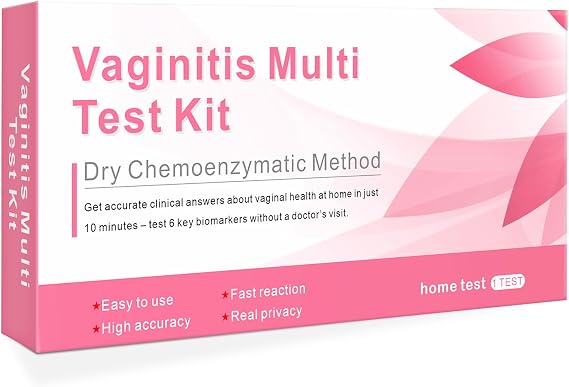 Vaginal Test kit 6-in-1 Vaginitis Combo Test 10-Minute Home Test